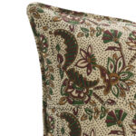 Coussin à motif floral et cachemire vintage